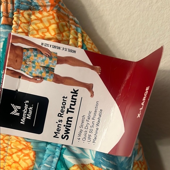 Vibrant Yellow and Green Board Shorts with Elastic Waistband - Picture 8 of 12